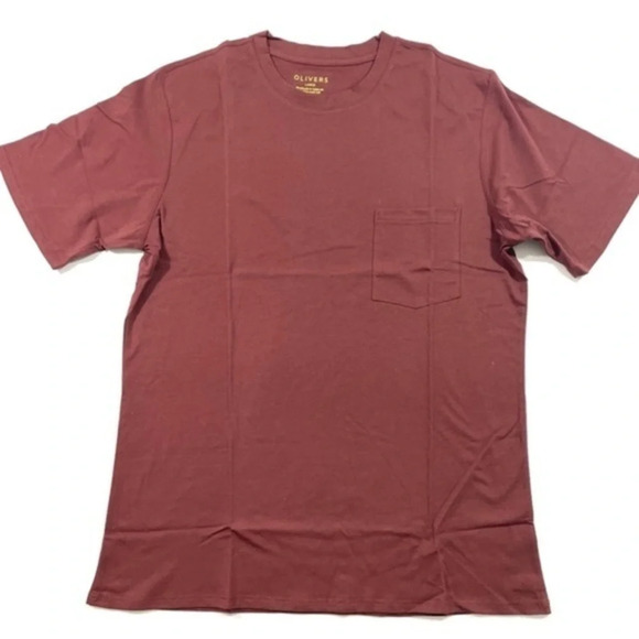 NWOT Olivers Club Tee Shirt Burnt Red Large - Picture 1 of 5